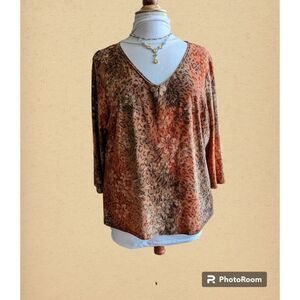 Brittany Black Women blouse  Sz L